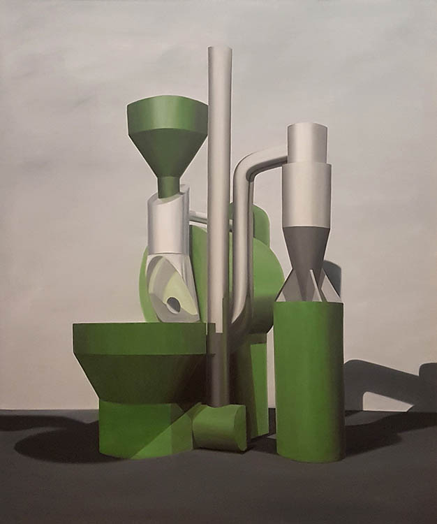 Sébastien Metraux, Sans titre, Huile sur toile, 116 x 140 cm, 2015