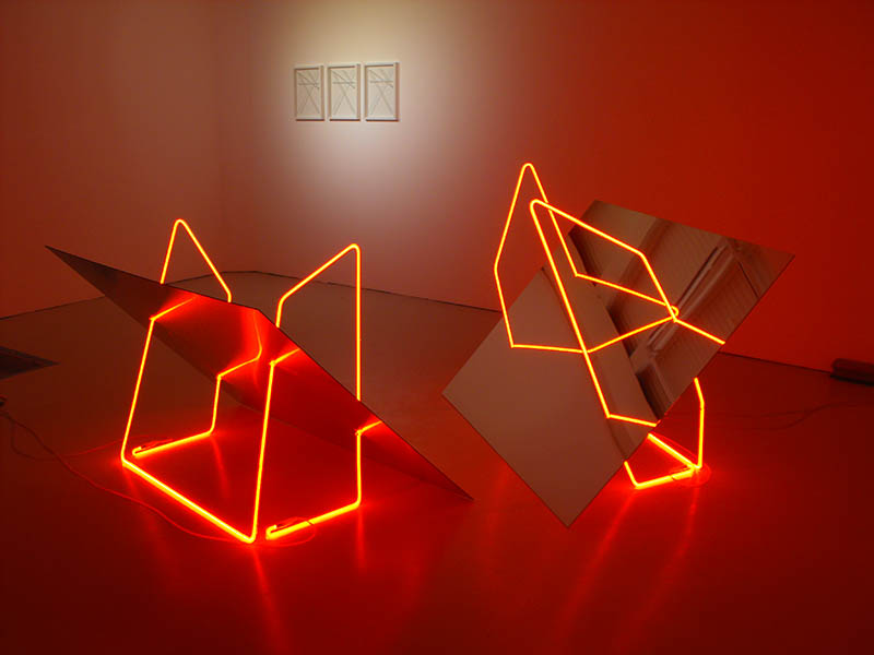 Sculpture de Barbezat-Villetard, vue de l'exposition "Mise en abyme" à la Ferme de la Chapelle