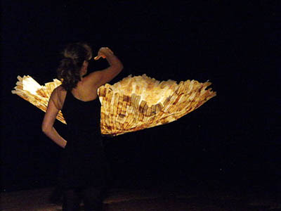 Performance à la Julienne autour des oeuvres de Brigitte Ritchard