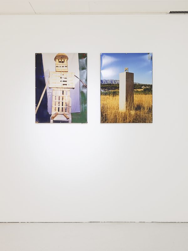 Photographies de Charlotte Krieger, vue de l'exposition "Challenger" à la Ferme de la Chapelle