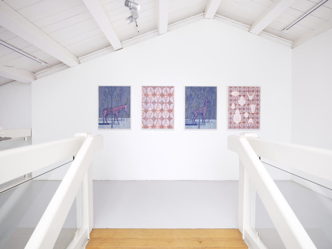 Vue de l'exposition de Jérôme Stettler "Specimens" à la Ferme de la Chapelle