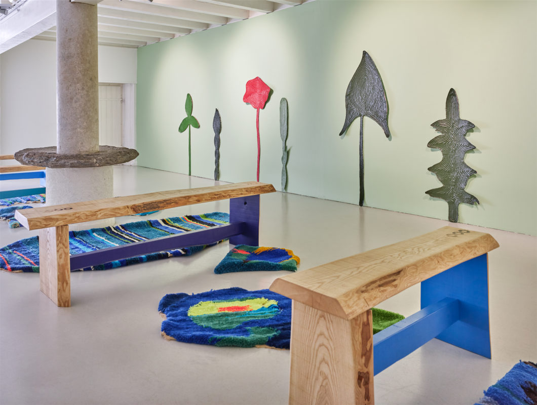 Karim Forlin , vue de l'exposition "Pétrichor" à la Ferme de la Chapelle