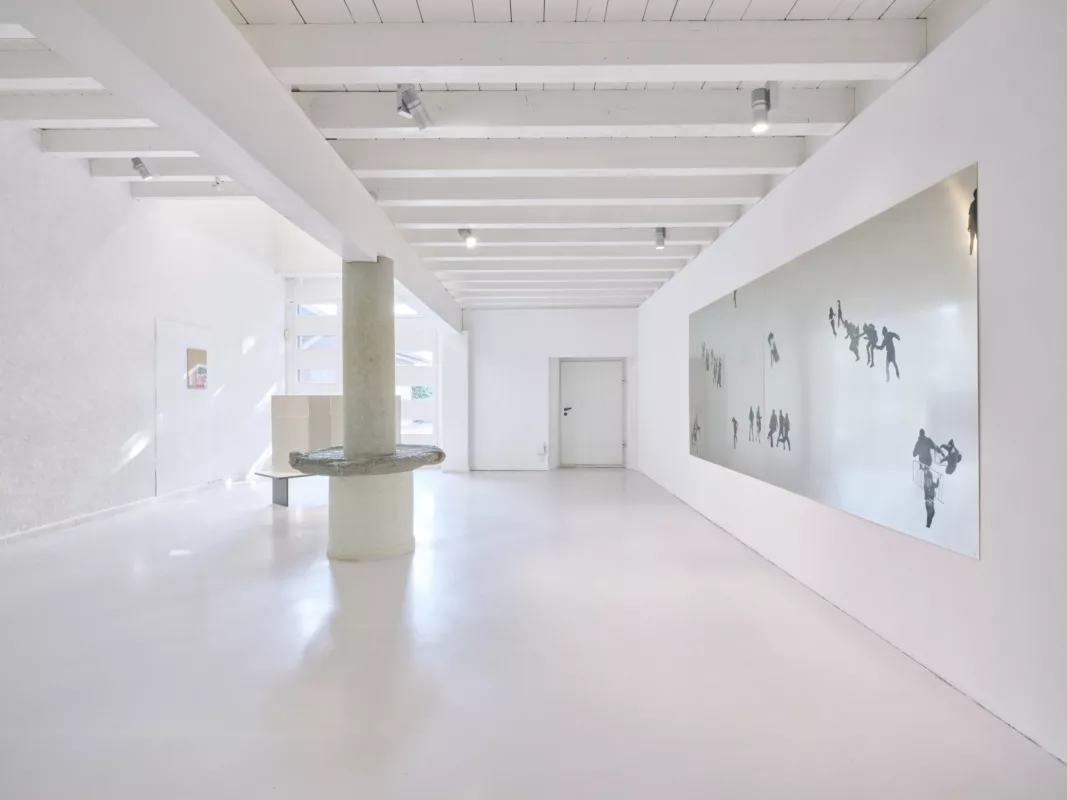 Vue de l'exposition de Elise Gagnebin-de Bons à la Ferme de la