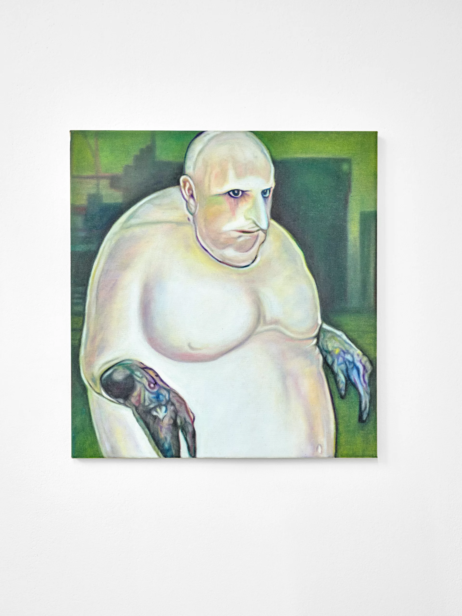 The Penguin, huile sur toile, 2026 (photo Nicolas Delaroche Studio)