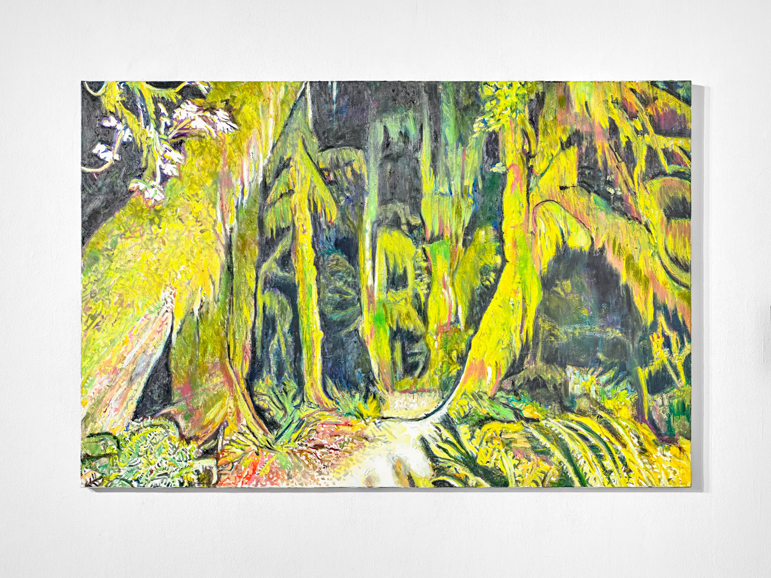 The Company of Wolves, 2026, acrilyque et huile sur toile (photo Nicolas Delaroche Studio)