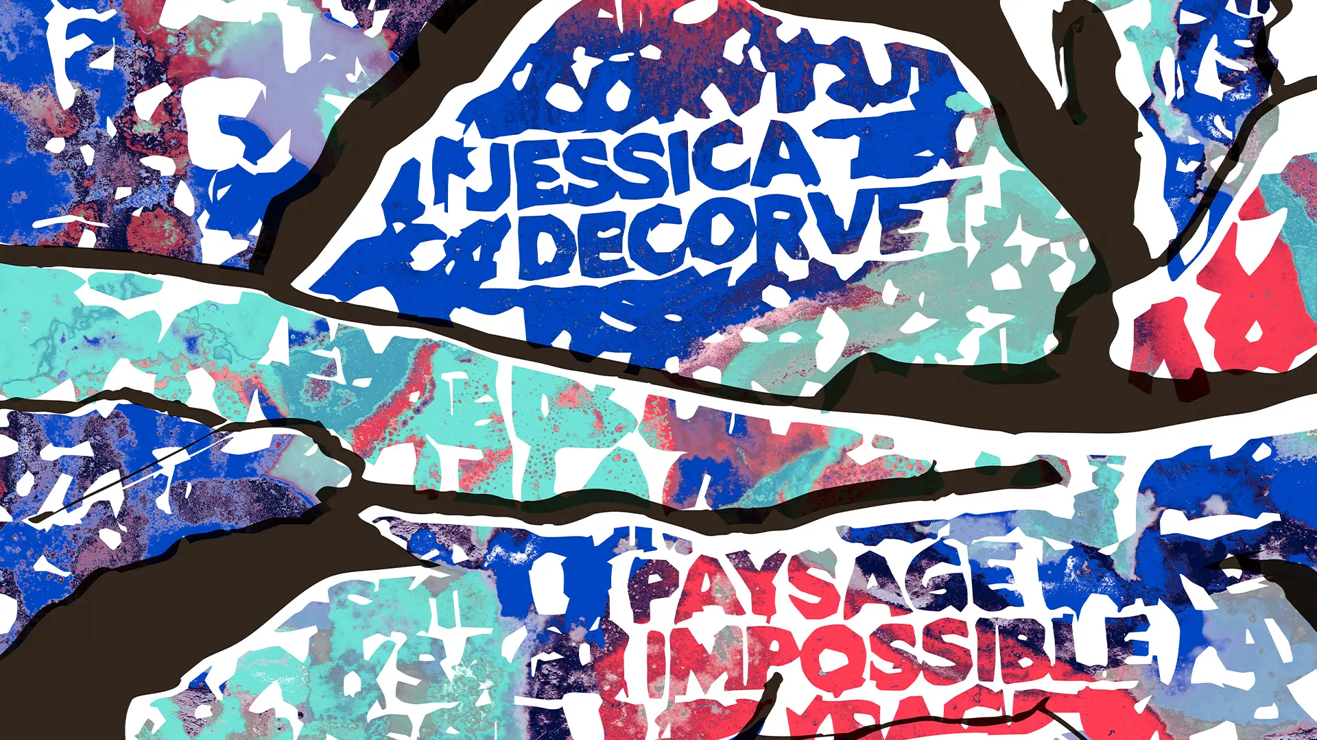 Visuel horizontal pour l’exposition “Paysage impossible” de Jessica Decorvet à la Ferme de la Chapelle